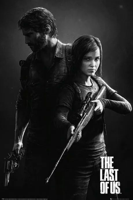 Black And White Portrait | The Last Of Us Poster | EMP