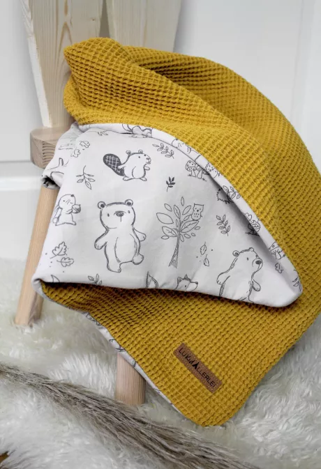 Bio Babydecke Krabbeldecke Organic Baumwolle Waffelpiqué | Etsy