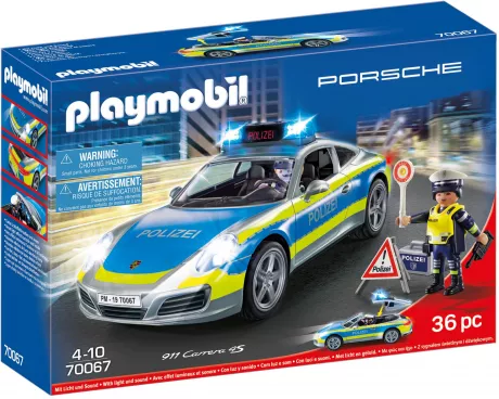 PLAYMOBIL City Action 70067 Porsche 911 Carrera 4S Polizei, ab 4 Jahren: Amazon.de: Spielzeug