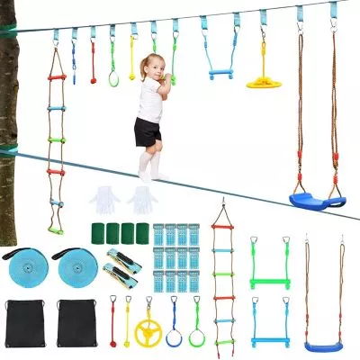 Ninja-Hindernis-Set 9 Hindernisse, COSTWAY® | myToys
