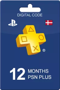Gavekort til PlayStation Plus i 12 måneder