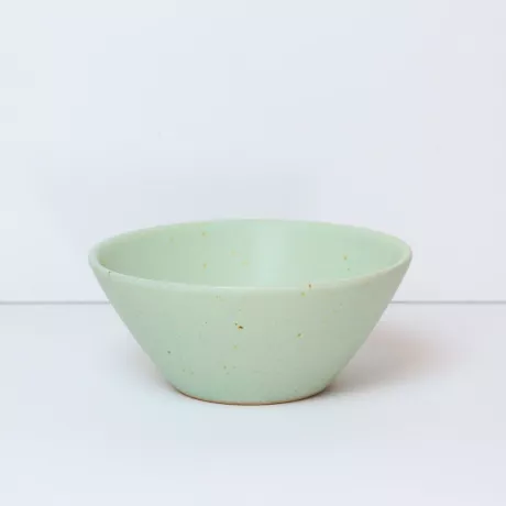 Ø-skål, lille, fra Bornholms Keramikfabrik, spring green – Gågrøn