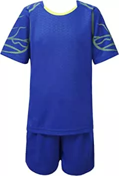 Yeahdor Kinder Sportkleidung Jungen Set Zweiteiler Kurz Loose Fit Sportanzuzg Atmungsaktives Trainingsanzug Jogginganzug Fitness Sportswear Blau S 116-128 : Amazon.de: Bekleidung