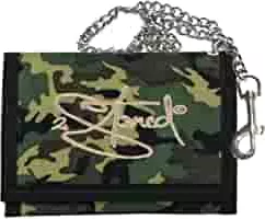 2stoned Ketten-Geldbörse mit Stickmotiv Classic Logo in Camouflage für Herren und Jungen : Amazon.de: Koffer, Rucksäcke & Taschen