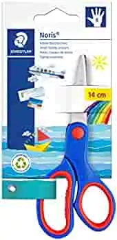 STAEDTLER 965 14 NBK Noris Club Bastelschere, ergonomische Griffzone, gerundete Klingen, hohe Schneidleistung, Länge: 14 cm : Amazon.de: Spielzeug