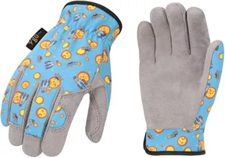 Vgo 1 Paar/2 Paar Kinder Gartenhandschuhe, Alter 3–9 Jahre, Kindergarten-Arbeitshandschuhe, weiche Sicherheit, Outdoor-Spielhandschuhe : Amazon.de: Baumarkt