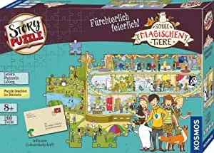 KOSMOS 698690 Die Schule der magischen Tiere - Fürchterlich feierlich, Story Puzzle: Amazon.de: Spielzeug
