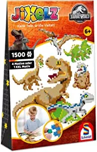 Schmidt Spiele 46132 Jixelz, Jurassic World, 1500 Teile, 5 Motive, Kinder-Bastelsets, Kinderpuzzle, bunt: Amazon.de: Spielzeug