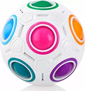 CUBIDI® Original Regenbogenball | Geschicklichkeitsspiel für Kinder und Erwachsene | Spannendes Knobelspiel für Mädchen und Jungen ab 6 Jahren | fördert räumliches Denken, Logik und Vorstellungskraft: Amazon.de: Spielzeug