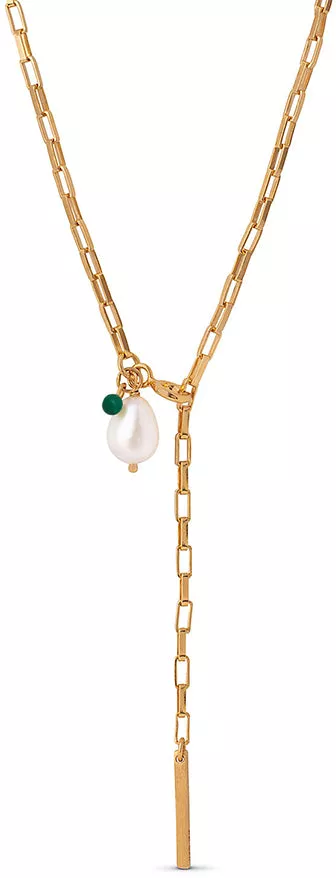 Enamel Copenhagen Azra Forgyldt halskæde – Heroines