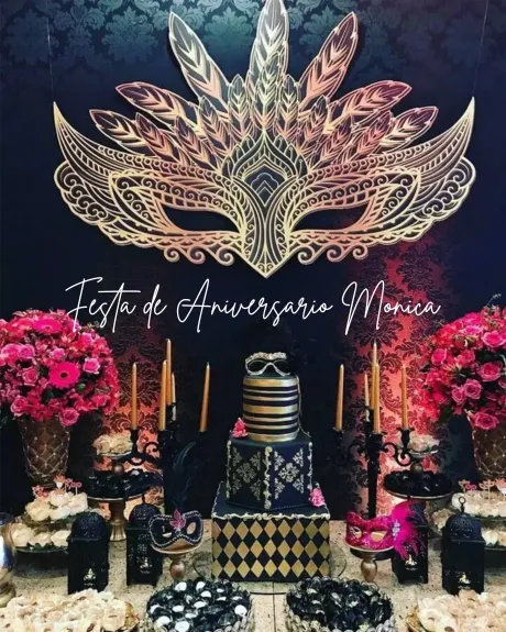 Uma festa de aniversário para muitos convidados!!