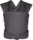 manduca Sling > Elastisches Babytragetuch mit GOTS Zertifikat < für Neugeborene ab Geburt (slate/grau, 5,10m x 0,60m) : Amazon.de: Baby