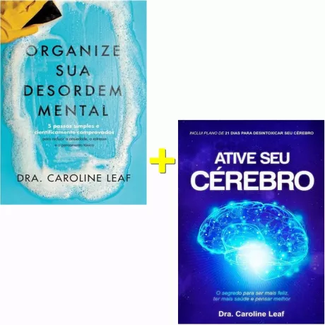 Kit Organize Sua Desordem Mental + Ative Seu Cérebro | Shopee Brasil