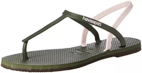 Rasteira Havaianas You Paraty Feminino, Musgo, 39 | Amazon.com.br