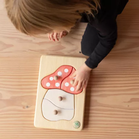 Holzpuzzle Pilz – Kokomoo