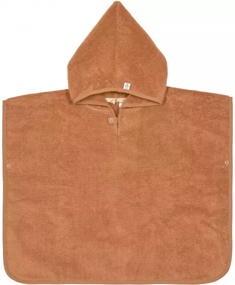 Lässig Kinder Badeponcho GOTS, Karamell | LÄSSIG