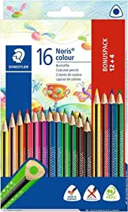 Buntstifte dreikant z.B. von Stabilo, Herlitz, Pelikan, Staedtler