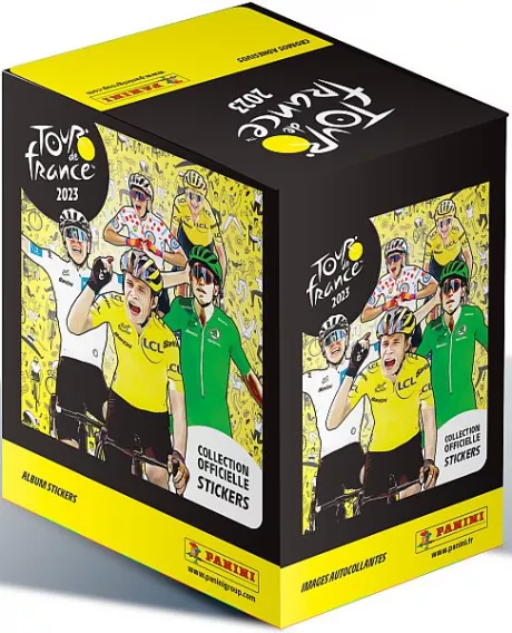Box med 36 pakker - Tour De France stickers 2023