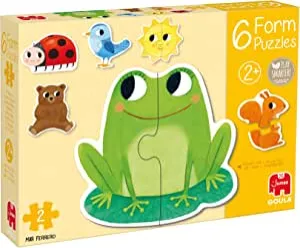 Goula 53173 Wooden Puzzle, Multicoloured, One Size: Amazon.de: Toys