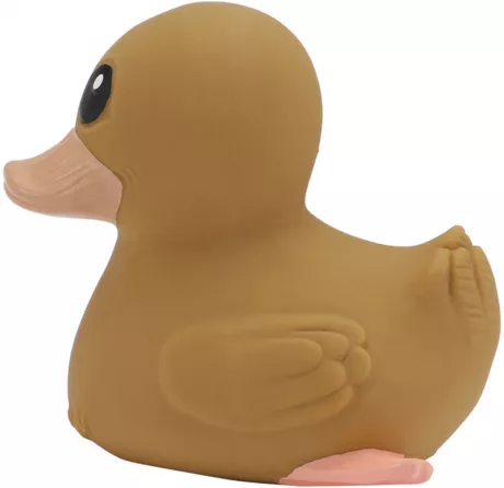 Badespielzeug: Baby Kawan mini rubber duck golden ochre | Stadtlandkind