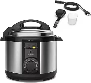 Panela pressão elétrica Electrolux capacidade 5L silenciosa, segura 9 travas, segurança timer feijão manter aquecido, alça antitérmica PCE20 inox 220v por Rita Lobo. : Amazon.com.br: Cozinha