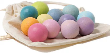 Grimms Holzkugeln Pastell - Klein | littlegreenie