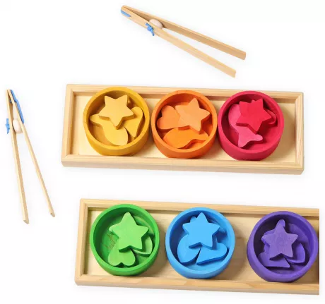 Grimms Sortierspiel Regenbogenschälchen | littlegreenie