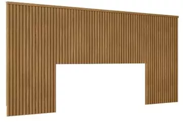 Cabeceira Casal em Ripado Ilhabela com Frame Linea Brasil - Cabeceira Cama Box Casal - Magazine Luiza