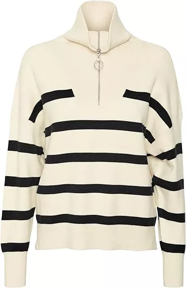 Gestreifter Pullover (Größe M)