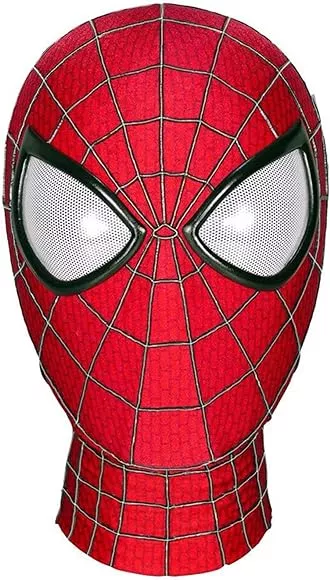 DAYDAY helper Kein Weg Home Rollenspiele Head Cover Spider Cosplay Mask Weit entfernt von Home Kopfbedeckung Helmhelm Haube Scharlachrot Spinne Kopfschmuck Masquerade Party Requisiten : Amazon.de: Spielzeug