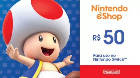 Nintendo - Gift Card Digital 50 Reais - Nintendo - Compre na Nuuvem