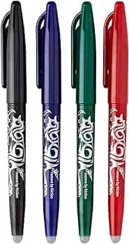 Pilot Pen Frixion Tintenroller (radierbar) 4 Stück farbig sortiert, 1 Stück (4er Pack) : Amazon.de: Bürobedarf & Schreibwaren