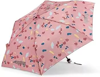ergobag Regenschirm Kinderschirm für die Schultasche, ultraleicht und klein mit Tasche, Ø90 cm ZitronenfaltBär - Rosa : Amazon.de: Fashion