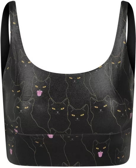 Top Cropped Cirré Black Luna - TAM g