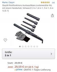 Ckeyin Lockenstab 5in1