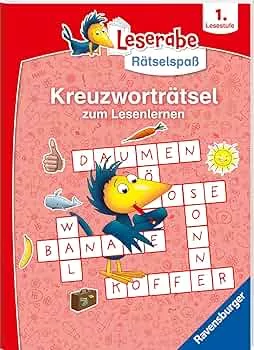 Ravensburger Leserabe Rätselspaß - Kreuzworträtsel zum Lesenlernen - 1. Lesestufe : Richter, Martine, Merle, Katrin, Schulmeyer, Heribert: Amazon.de: Bücher