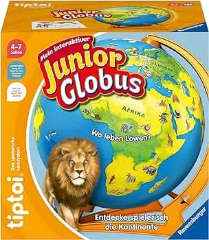 Ravensburger tiptoi 00115 - Mein interaktiver Junior Globus - Kinderspielzeug ab 4 Jahren: Amazon.de: Spielzeug