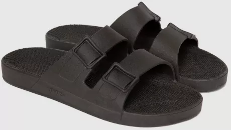 Sandália Preta - Chumbo | Vegana | Linus