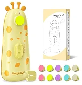 Electric Nail File Baby Nail Care Set Electric Nail Care Nail Trimmer Nail Scissors Nail Trimmer Nail File Manicure & Pedicure Set for Newborn Baby with Light, Yellow : Amazon.de: Baby Products