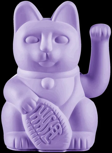 Lucky Cat Lilac groß – Donkey Products
