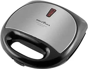 Sanduicheira e grill, Crome inox, Preto, 220V, Britânia | Amazon.com.br