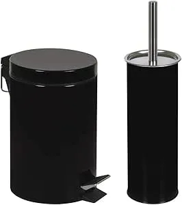 Mor - Conjunto Ágata Lixeira 3 Litros E Escova Para Higienização De Vaso Sanitário Pre | Amazon.com.br