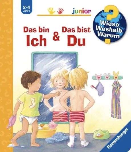 Wir haben schon ein Buch der Reihe und Juna mag es sehr ... Das bin ich & Das bist du / Wieso? Weshalb? Warum? Junior Bd. 5 (12 Euro)