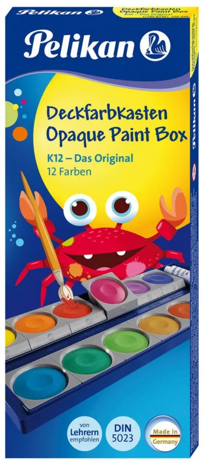Pelikan Farbkasten, 12 Farben