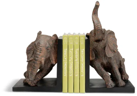 elefant bogstøtte