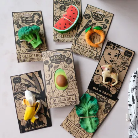 Beißspielzeug Brucy Broccoli Naturkautschuk - Herr und Frau Klein, 19,90 €