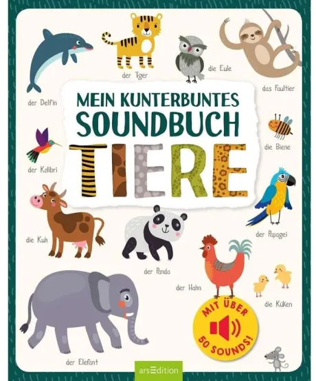 Mein kunterbuntes Soundbuch - Tiere | herr und frau klein - Herr und , 18,50 €