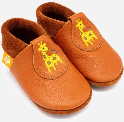 Kinder-Hausschuhe aus weichem Bio-Leder | Orangenkinder®
