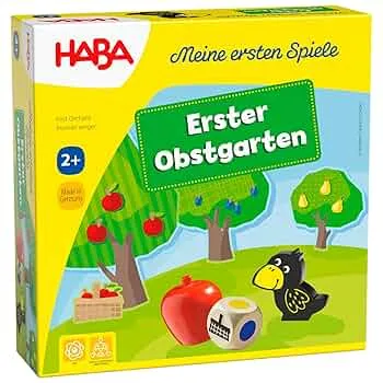 HABA Erster Obstgarten – Meine ersten Spiele: Brett- & Familienspiel rund um Farben und Formen, Holzspielzeug-Spieleklassiker für Kleinkinder ab 2 Jahren – 1004655001: Amazon.de: Spielzeug