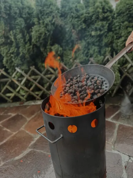 Fassl zum Kastanienbraten